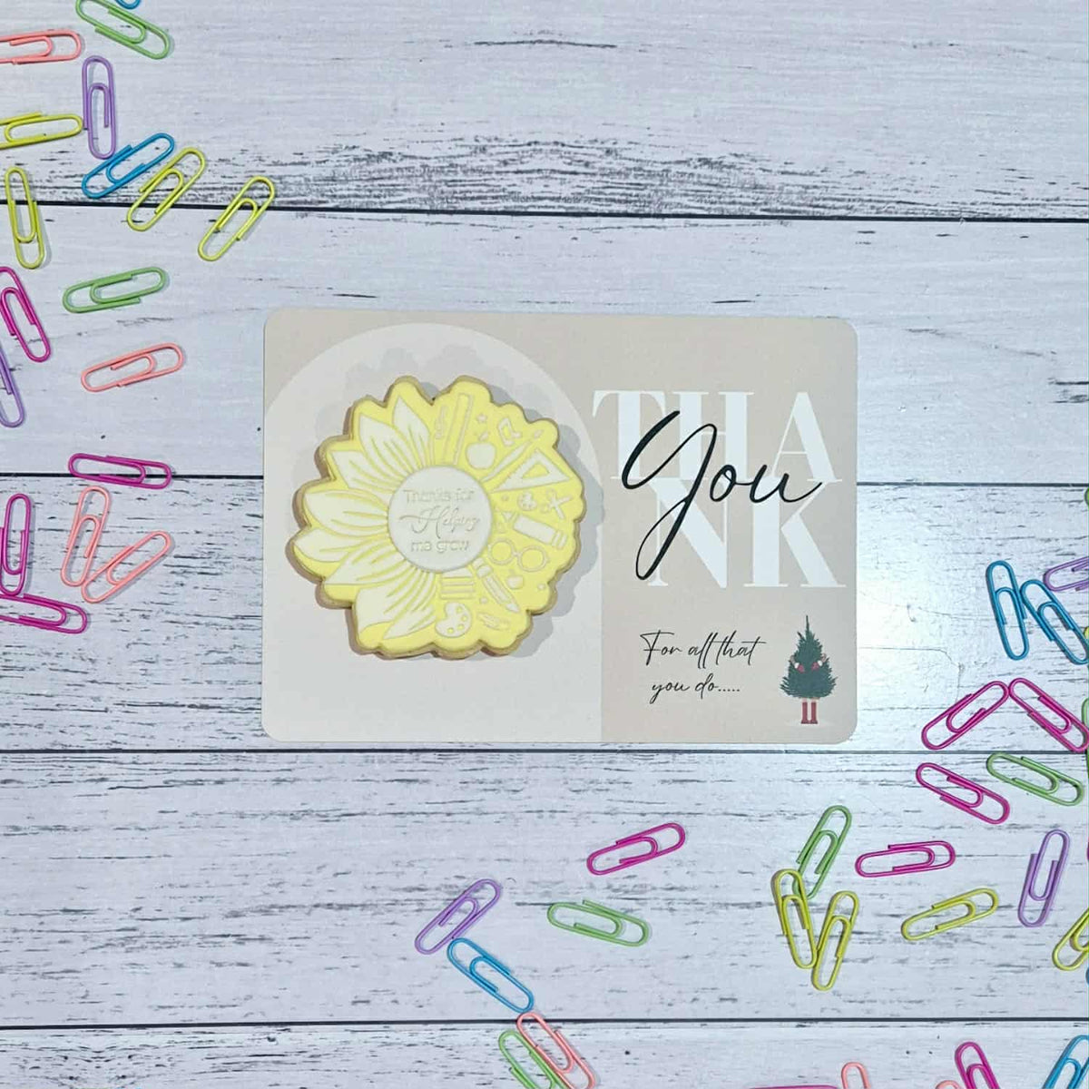 Thank You For All That You Do Cookie Card
