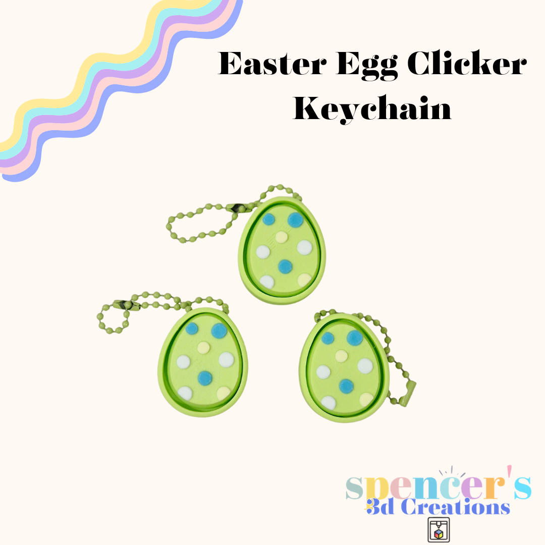 Spotted Easter Egg Fidget Clicker