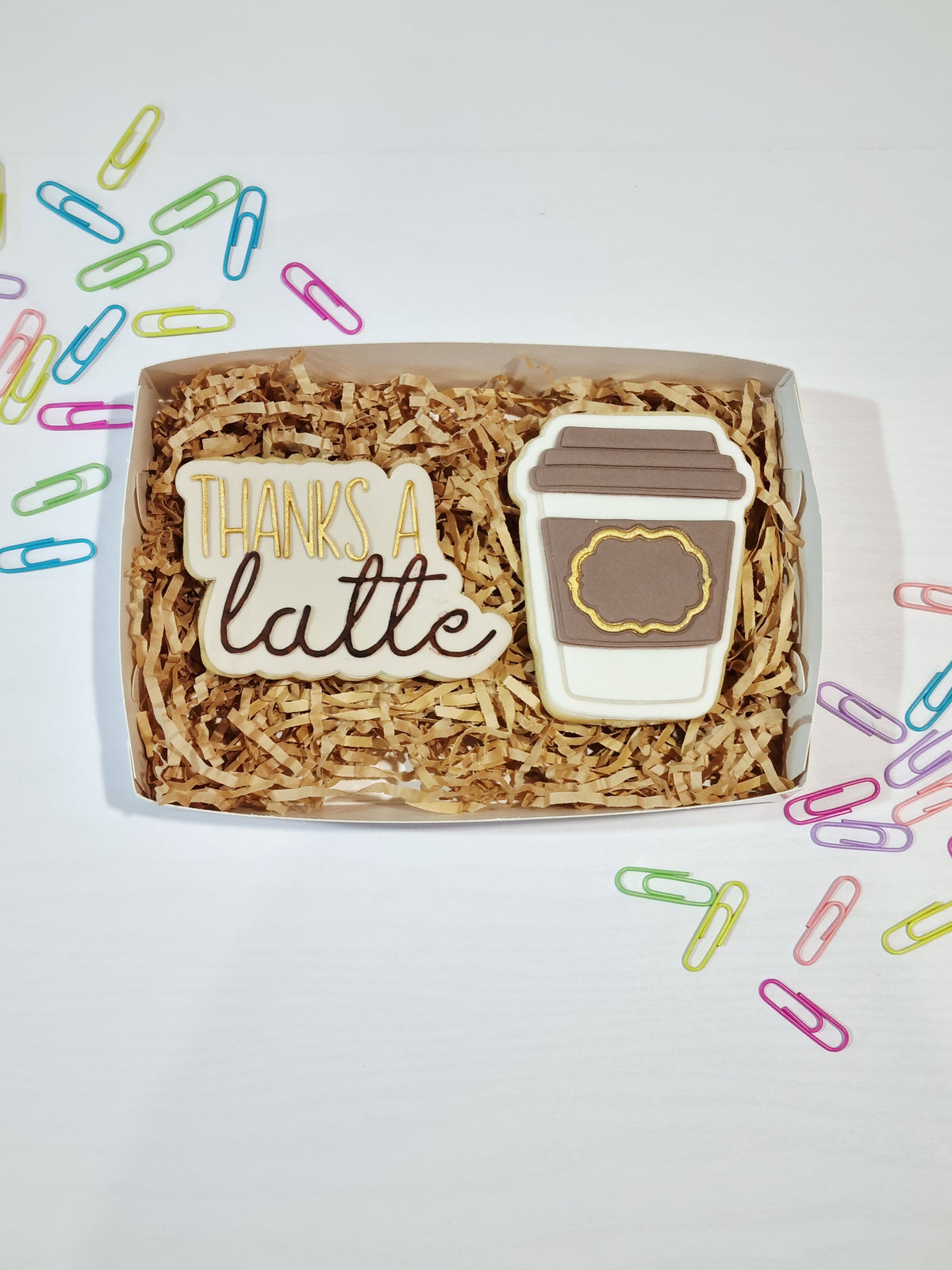 Thanks a latte - 2 Cookie set