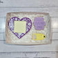 Floral Heart Sticky Note Holder Cookie Set