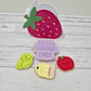 Strawberry Pen Holder Cookie Set