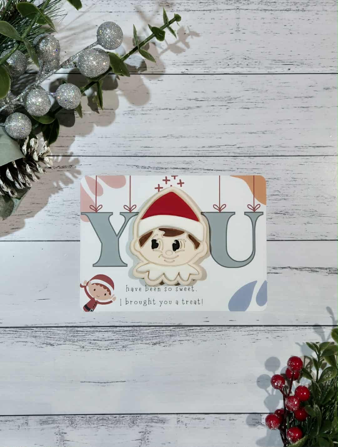 **ELF IDEA** Individual Cookie Card