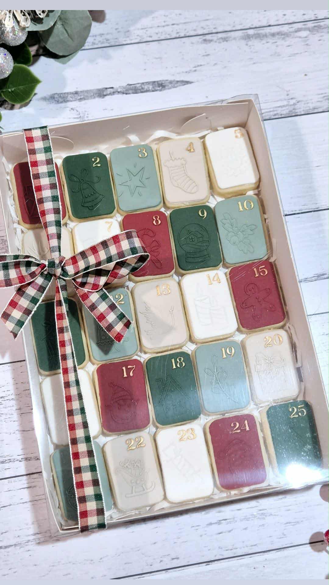 Christmas Countdown Cookies