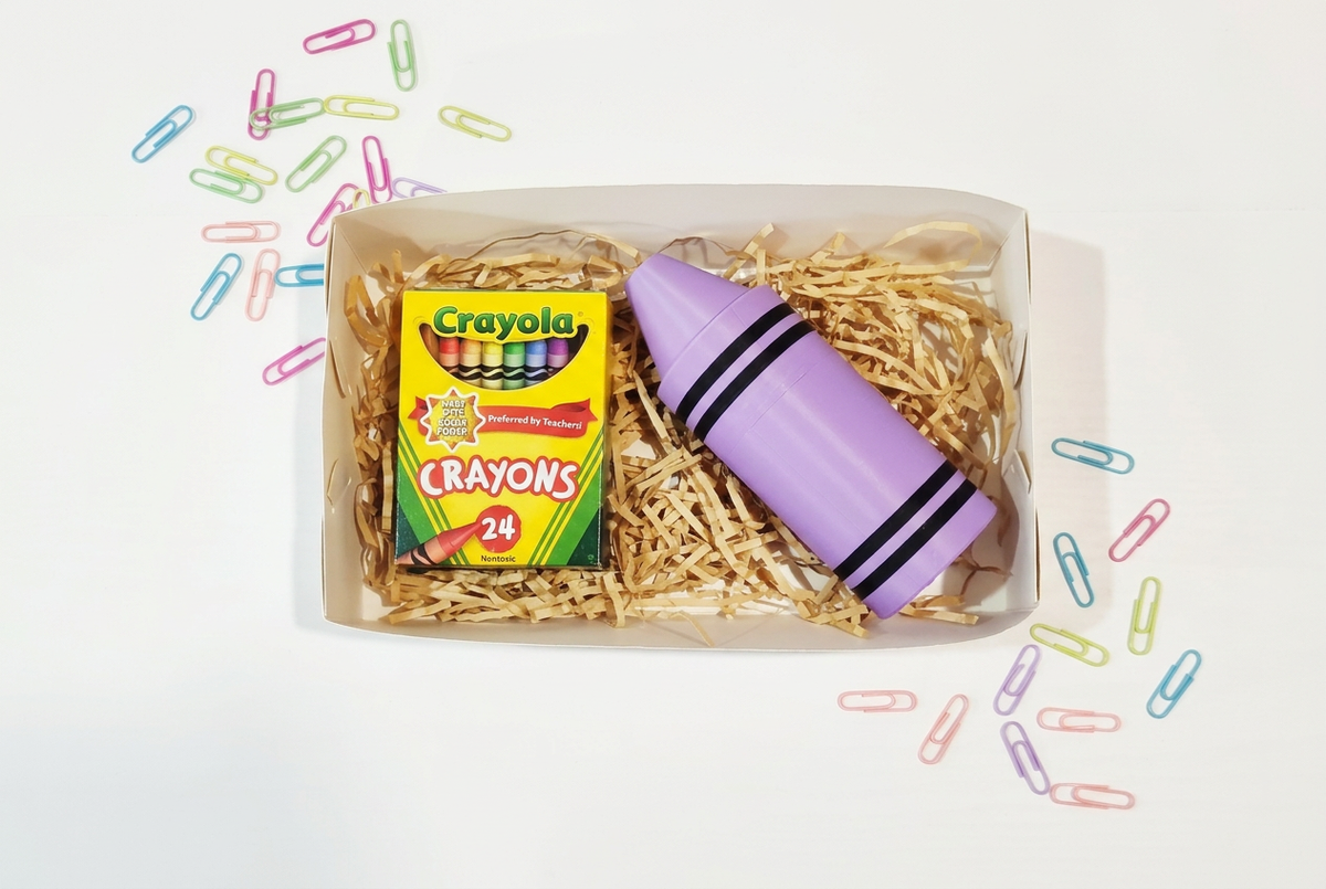 Brightened purple Cookie and Crayon Set photo