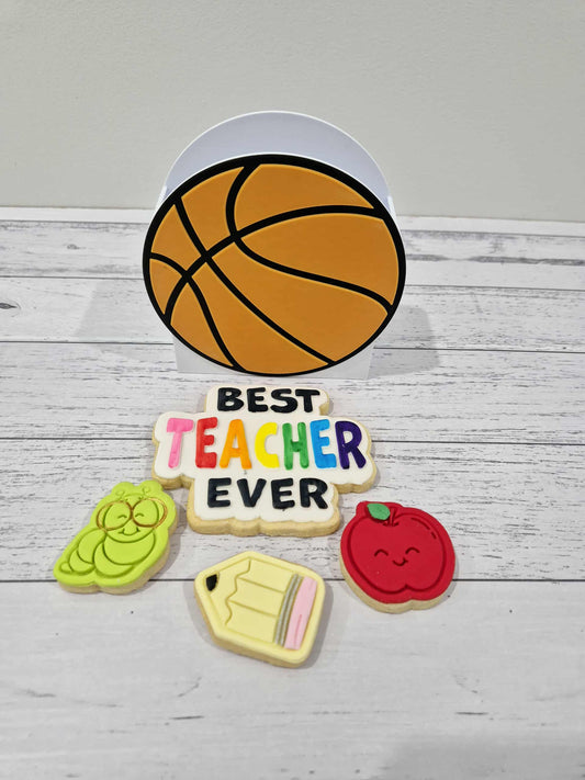 Basketball Pen Holder Cookie Set