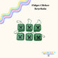 Creeper Fidget Clicker Keychain