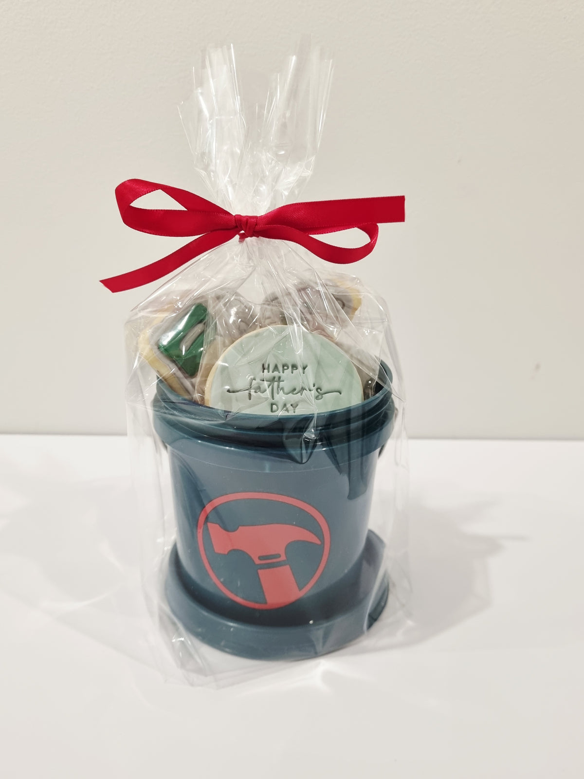 Mini BUNNINGS Bucket filled with Mini Tool Cookies