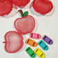 Mini Crayon Cookies in a 3d Printed Apple