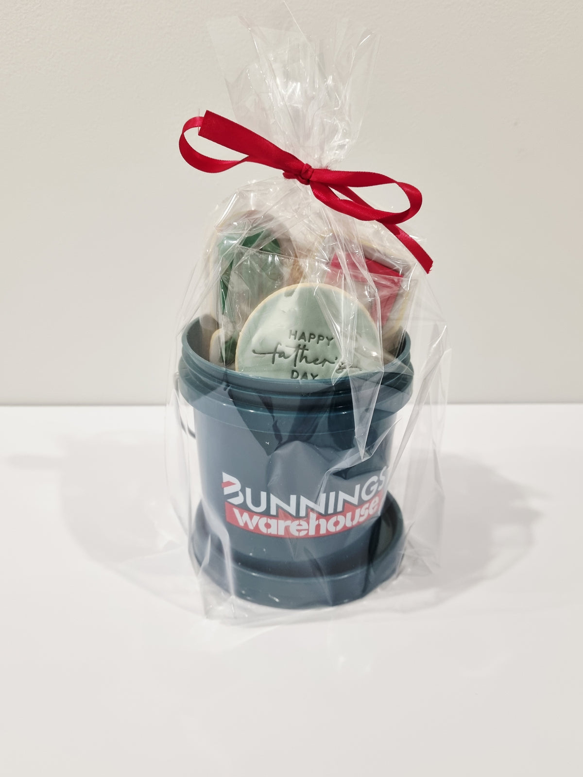Mini BUNNINGS Bucket filled with Tool Cookies