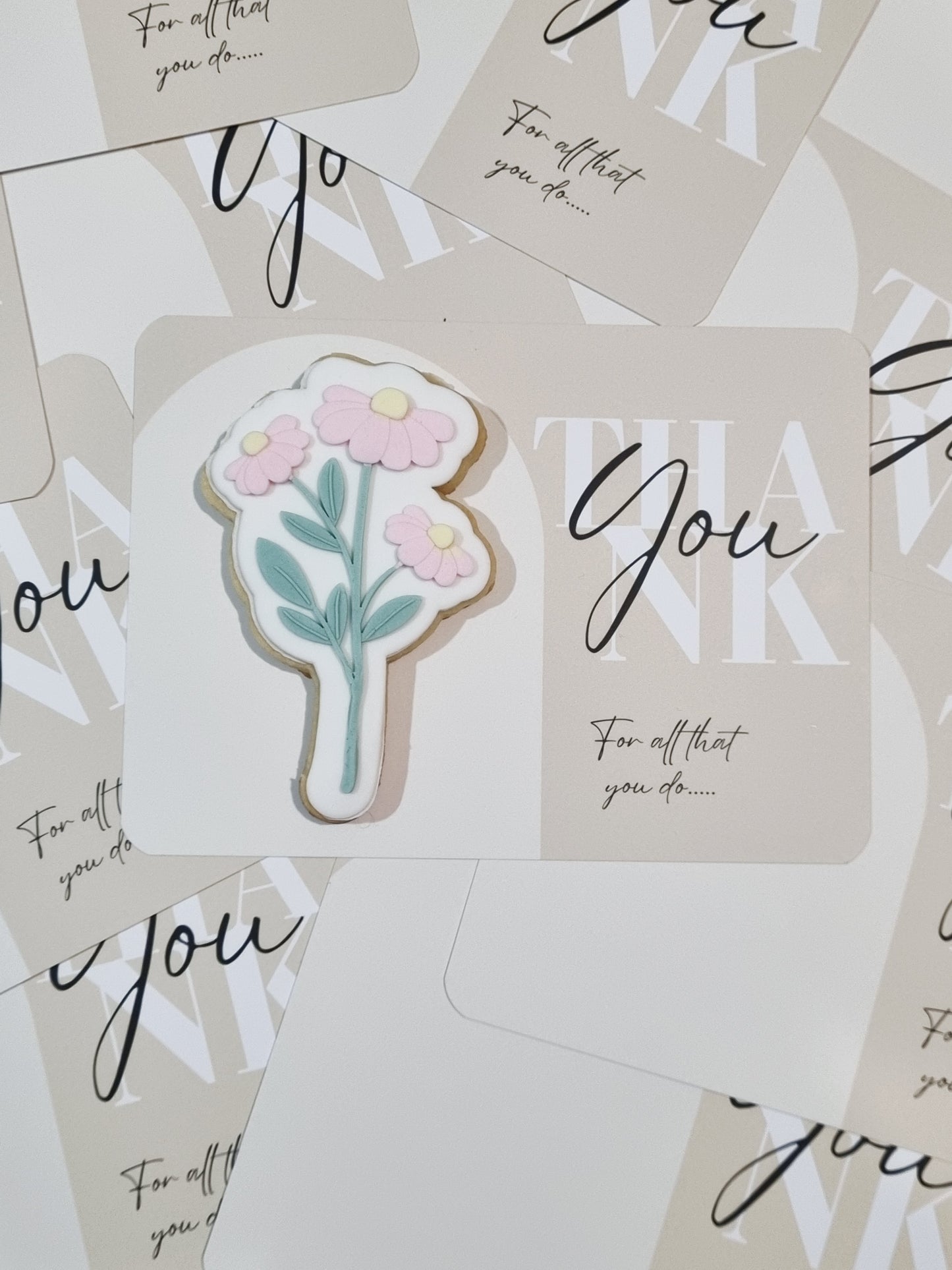 Thank You For All That You Do Cookie Card