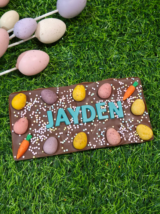 Personalised Easter Chocolate Bar