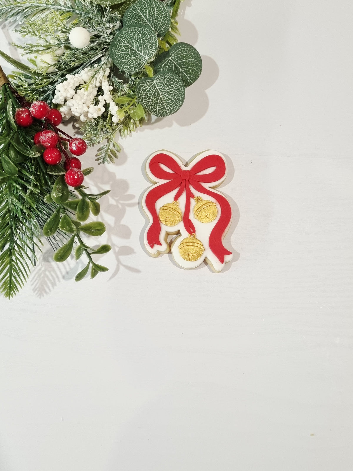 Individual Christmas Bells Cookie