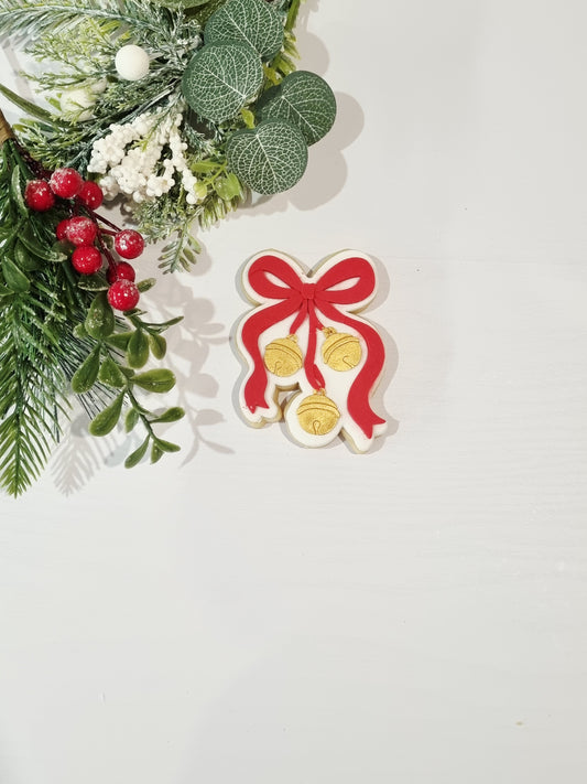 Individual Christmas Bells Cookie