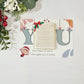 **ELF IDEA** Individual Elf letter Cookie Card