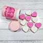 Mini Galentine Conversation Heart Cookies