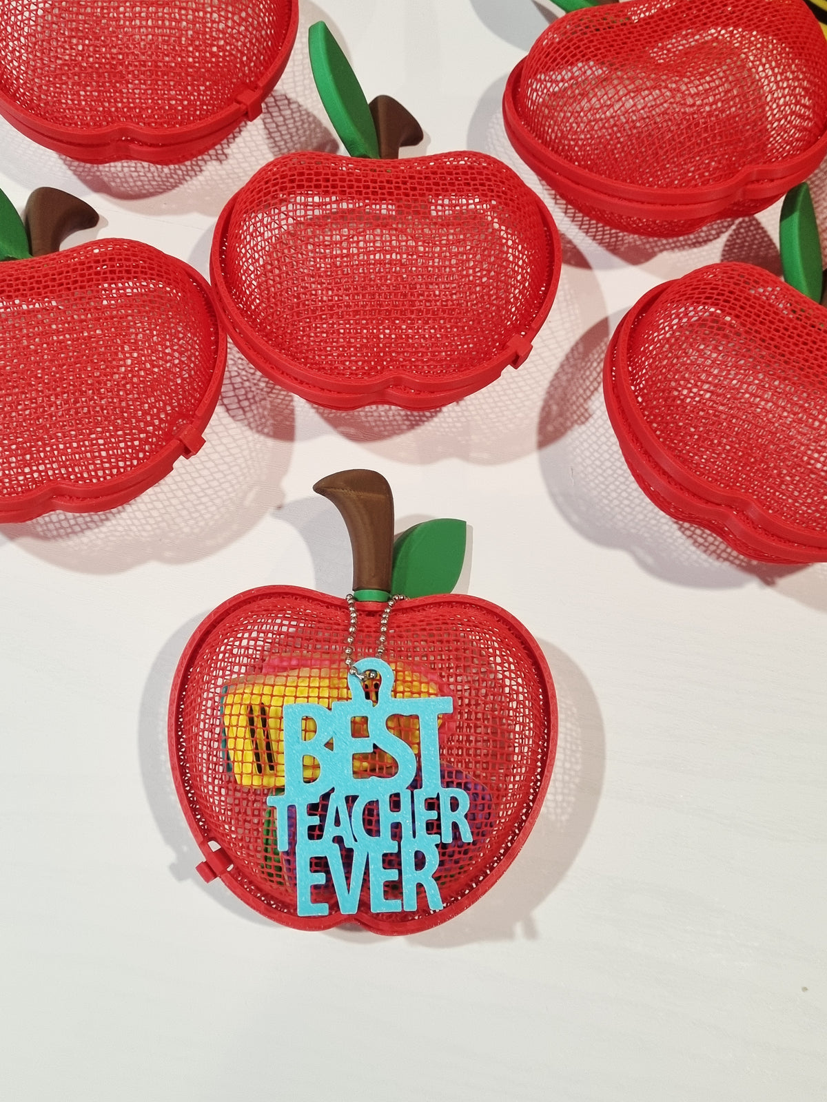 Mini Crayon Cookies in a 3d Printed Apple