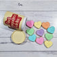 Mini G Rated Conversation Heart Cookies