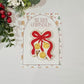 Bow Cookie Card