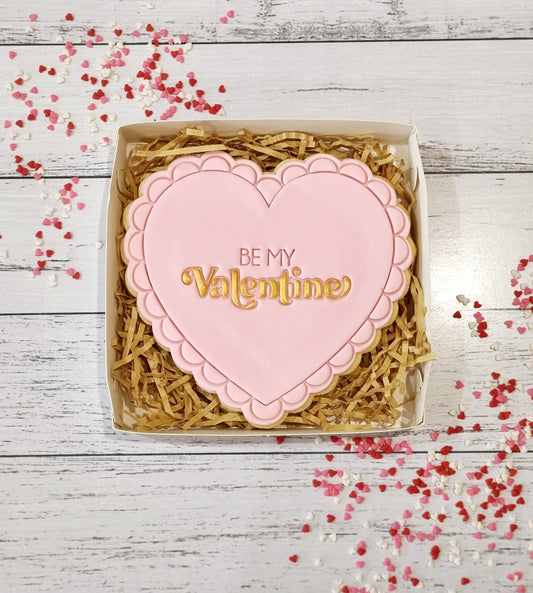 Giant 'Be My Valentine' Cookie