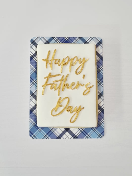Individual Happy Father's Day Cookie