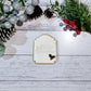 Individual 'Merry Christmas' with holly Cookie