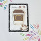 Individual Coffee Themed Card