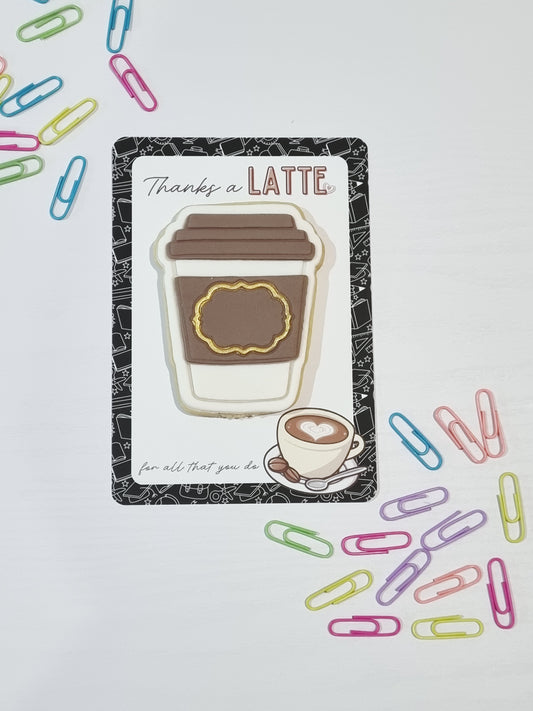 Individual Coffee Themed Card