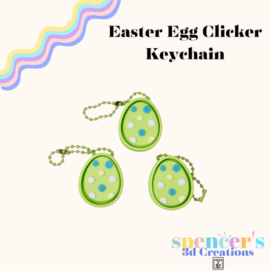 Spotted Easter Egg Fidget Clicker