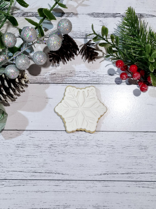Individual Snowflake Cookie