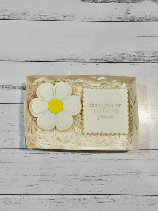 Thank you for helping me grow - 2 Cookie set