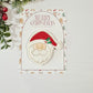 Santa Cookie Card