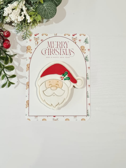 Individual Santa Cookie Card