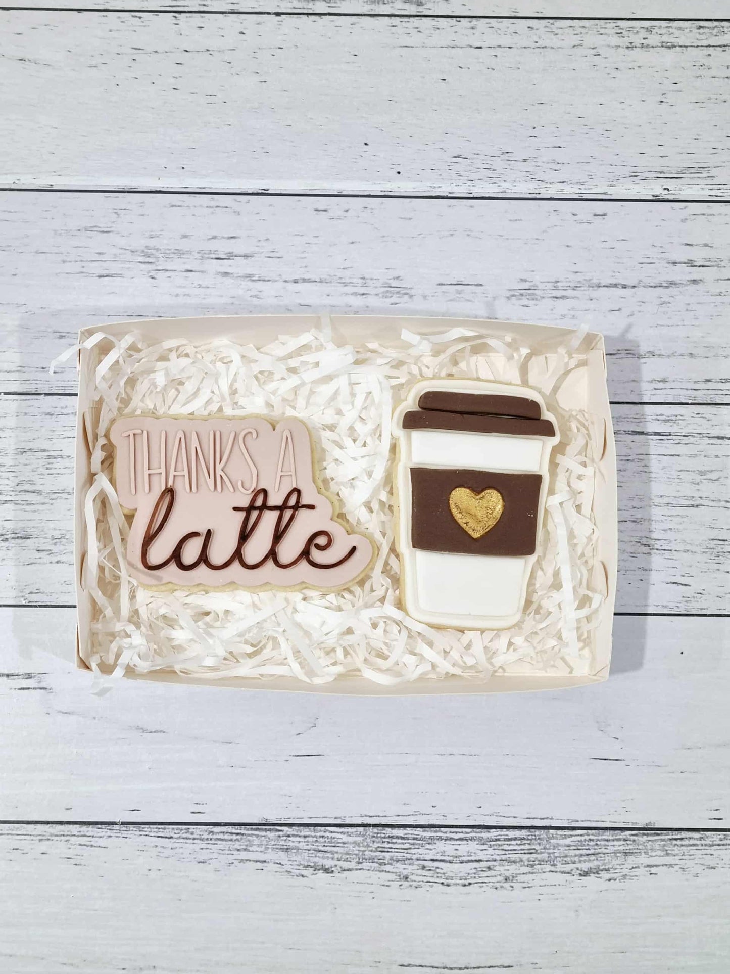 Thanks a latte - 2 Cookie set