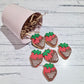 Bucket of mini Strawberry shaped Cookies